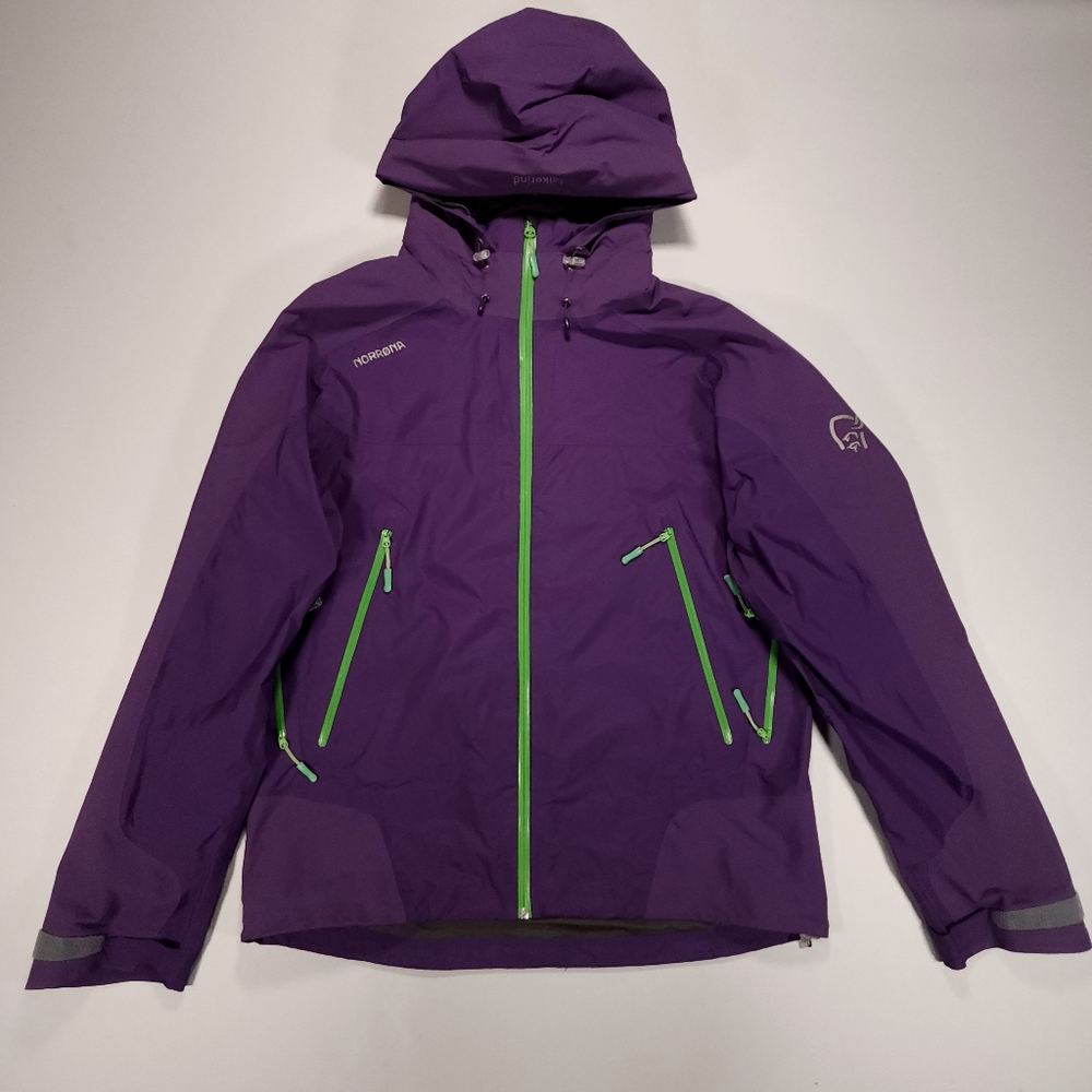 Norrona Falketind GORE-TEX Pac-lite Shell Jacket Men's XXL 2XL Purple EUC!